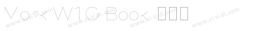 Mark W1G Book字体转换